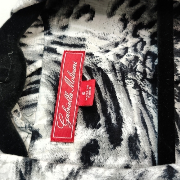 Black and white graphic jacket - Picture 5 of 7